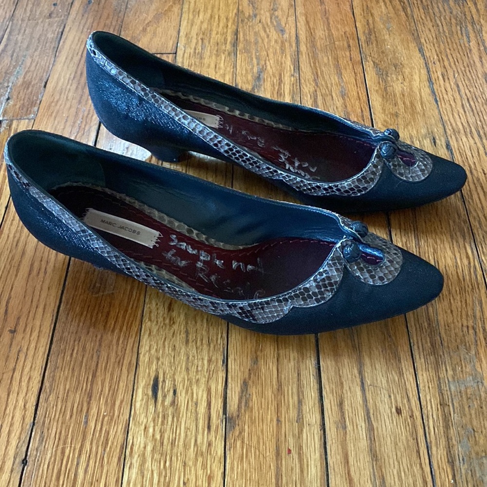 Marc Jacobs Collection Python Kitten Heels 7 - image 4